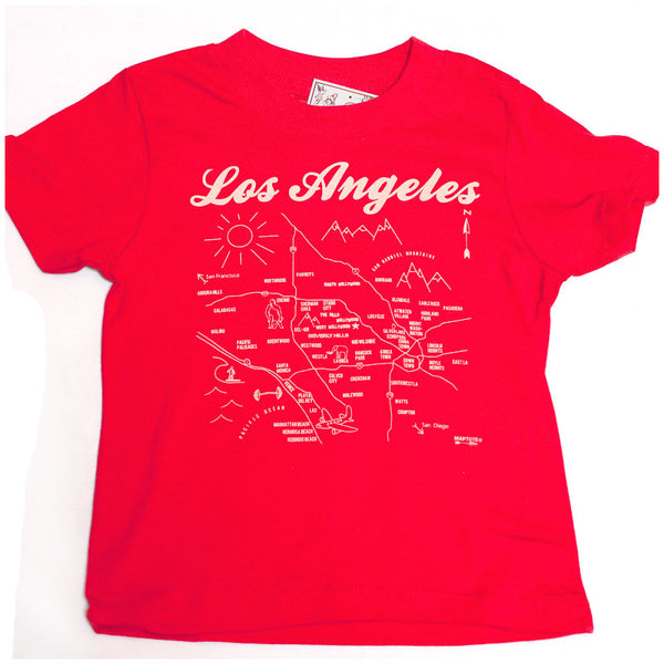Los Angeles vintage maps T-Shirt 